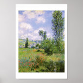Claude Monet Ile Saint Martin Vetheuil Poster (Voorkant)