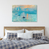 CLAUDE MONET - Impressie, zonsopgang 1872 Canvas Afdruk (Insitu (Slaapkamer))
