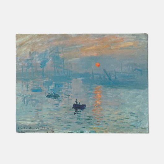 CLAUDE MONET - Impressie, zonsopgang 1872 Deurmat (Voorkant)