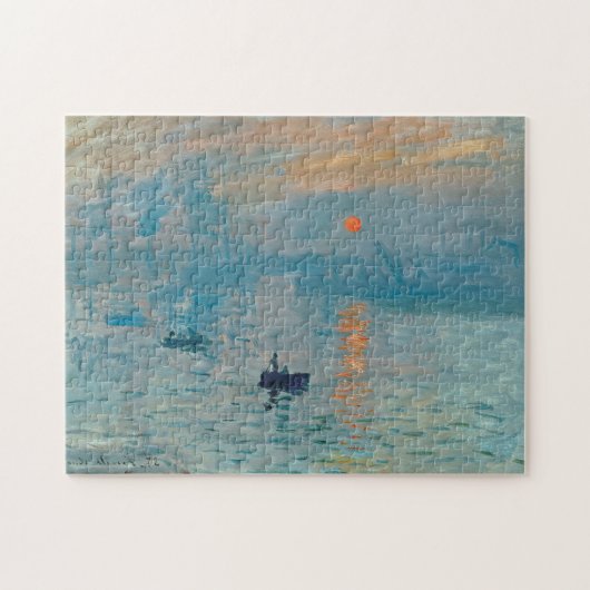 CLAUDE MONET - Impressie, zonsopgang 1872 Legpuzzel (Horizontaal)