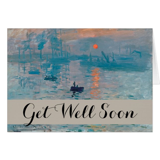 Claude Monet Impressie Zonsopgang Frans (Voorkant Horizontaal)