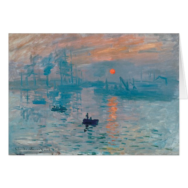 Claude Monet Impressie Zonsopgang Frans (Voorkant Horizontaal)