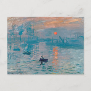 Claude Monet Impressie Zonsopgang Frans Briefkaart