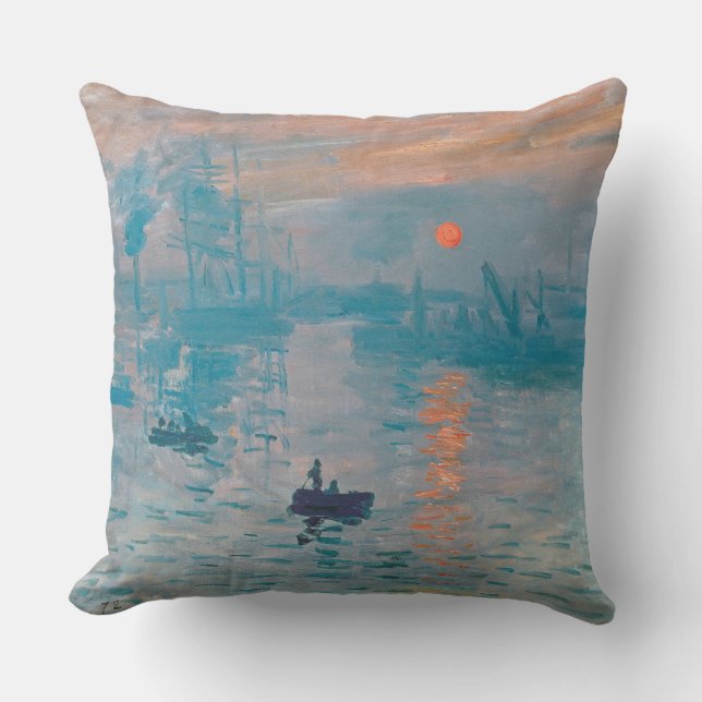 Claude Monet Impressie Zonsopgang Frans Buitenkussen (Voorkant)