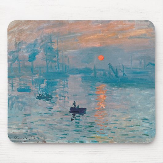 Claude Monet Impressie Zonsopgang Frans Muismat (Voorkant)