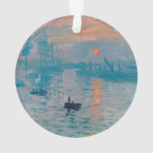 Claude Monet Impressie Zonsopgang Frans Ornament (achterkant)