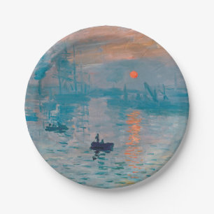 Claude Monet Impressie Zonsopgang Frans Papieren Bordje