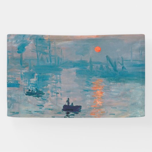 Claude Monet Impressie Zonsopgang Frans Spandoek (Horizontaal)