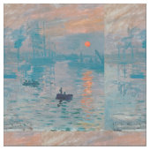 Claude Monet Impressie Zonsopgang Frans Stof (Close Up)