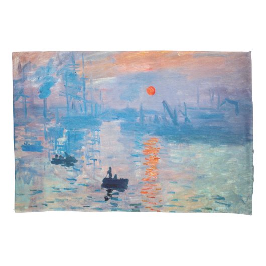 Claude Monet - Impressie, zonsopgang Kussensloop (Voorkant)