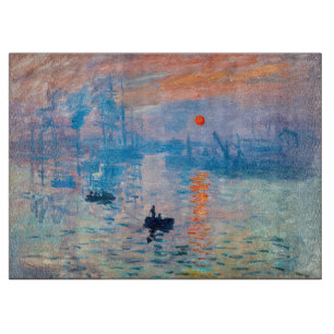 Claude Monet - Impressie, zonsopgang Snijplank