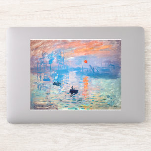Claude Monet - Impressie, Zonsopgang Sticker