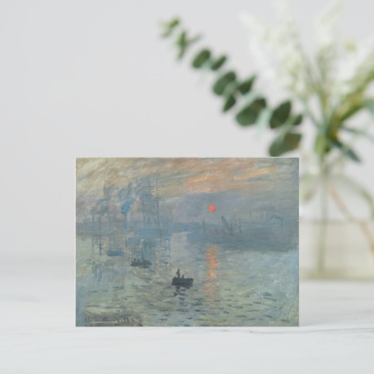 Claude Monet, Impression, soleil relevant Briefkaart (Staand voorkant)