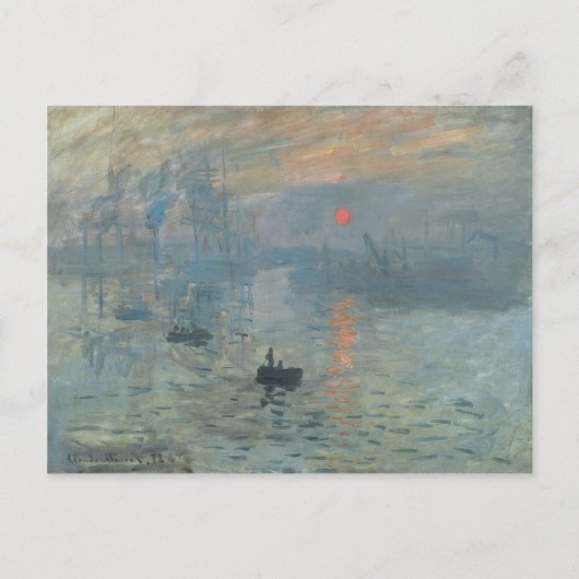 Claude Monet, Impression, soleil relevant Briefkaart (Voorkant)