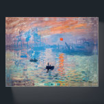 Claude Monet - Impression, Sunrise<br><div class="desc">Impression,  Sunrise (Impression,  Soleil levant) - Claude Monet,  Oil on canvas,  1872 Impression,  Sunrise beeldt de haven van Le Havre uit,  de geboortestad van Monet.</div>