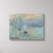 Claude Monet – Impression – Sunrise 1872 Canvas Afdruk (Voorkant)