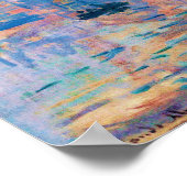 Claude Monet Impression, Sunrise (1872) Poster (Hoek)