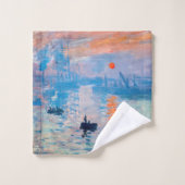 Claude Monet - Impression, Sunrise Bad Handdoek (Wasdoekje)