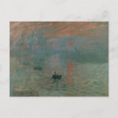 Claude Monet - Impression, Sunrise Briefkaart (Voorkant)