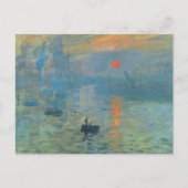 Claude Monet Impression Sunrise Briefkaart (Voorkant)
