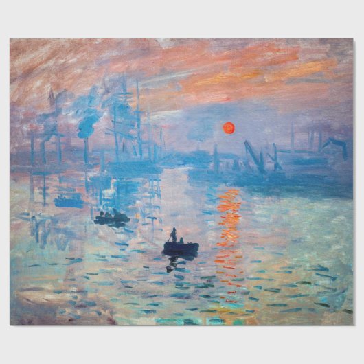 Claude Monet - Impression, Sunrise Cadeaupapier (Vlak)