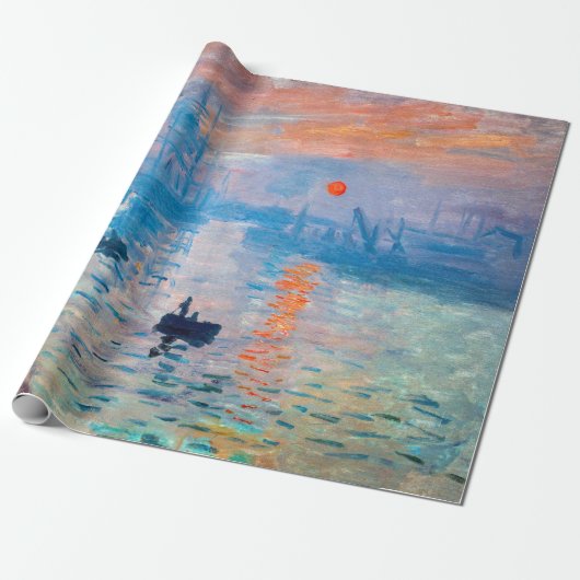 Claude Monet - Impression, Sunrise Cadeaupapier (Uitgerold)