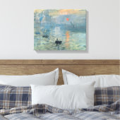 Claude Monet Impression Sunrise Canvas Afdruk (Insitu (Slaapkamer))