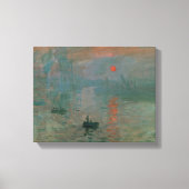 Claude Monet - Impression, Sunrise Canvas Afdruk (Voorkant)