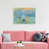 Claude Monet Impression Sunrise Canvas Afdruk (Insitu (Woonkamer))