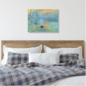 Claude Monet Impression Sunrise Canvas Afdruk (Insitu (Slaapkamer))