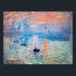 Claude Monet - Impression, Sunrise Foto Afdruk<br><div class="desc">Impression,  Sunrise (Impression,  Soleil levant) - Claude Monet,  Oil on canvas,  1872 Impression,  Sunrise beeldt de haven van Le Havre uit,  de geboortestad van Monet.</div>