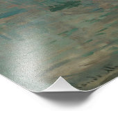 Claude Monet - Impression, Sunrise Foto Afdruk (Hoek)