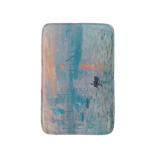 Claude Monet Impression Sunrise Frans Badmat (Voorkant Verticaal)