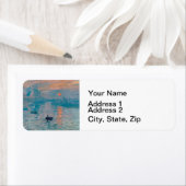 Claude Monet Impression Sunrise Frans Etiket (Insitu)