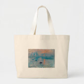 Claude Monet Impression Sunrise Frans Grote Tote Bag (Voorkant)