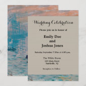 Claude Monet Impression Sunrise Frans Kaart (Voorkant / Achterkant)