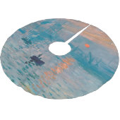 Claude Monet Impression Sunrise Frans Kerstboom Rok (Gekanteld)