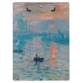 Claude Monet Impression Sunrise Frans Klembord (Voorkant)