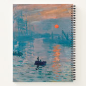 Claude Monet Impression Sunrise Frans Notitieboek (Achterkant)