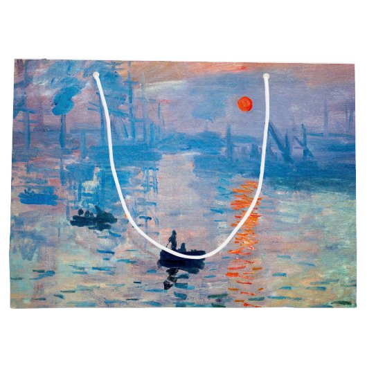 Claude Monet - Impression, Sunrise Groot Cadeauzakje (Achterkant)