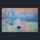 Claude Monet - Impression, Sunrise Imitatie Canvas Print<br><div class="desc">Impression,  Sunrise (Impression,  Soleil levant) - Claude Monet,  Oil on canvas,  1872 Impression,  Sunrise beeldt de haven van Le Havre uit,  de geboortestad van Monet.</div>