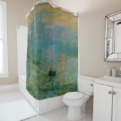 Claude Monet Impression Sunrise Impressionisme Oil Douchegordijn (In situ)