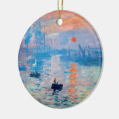 Claude Monet - Impression, Sunrise Keramisch Ornament (Links)