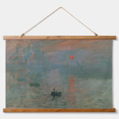 Claude Monet Impression Sunrise Kunstprint Hangend Wandkleed (Voorkant)