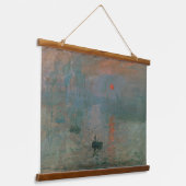 Claude Monet Impression Sunrise Kunstprint Hangend Wandkleed (Gebogen)