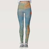 Claude Monet Impression Sunrise Leggings (Voorkant)