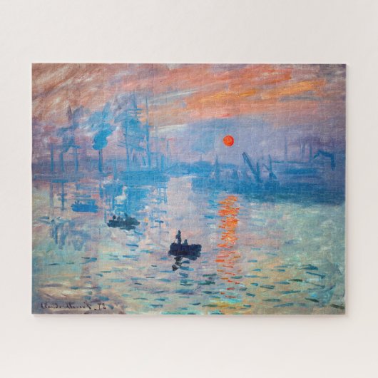 Claude Monet - Impression, Sunrise Legpuzzel (Horizontaal)