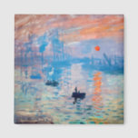 Claude Monet - Impression, Sunrise Magneet<br><div class="desc">Impression,  Sunrise (Impression,  Soleil levant) - Claude Monet,  Oil on canvas,  1872 Impression,  Sunrise beeldt de haven van Le Havre uit,  de geboortestad van Monet.</div>