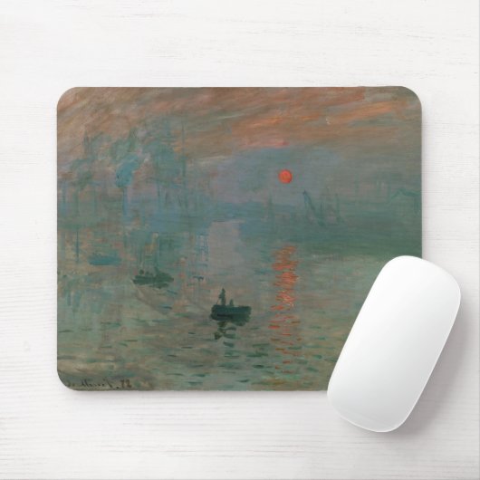 Claude Monet - Impression, Sunrise Muismat (Met muis)