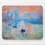 Claude Monet - Impression, Sunrise Muismat<br><div class="desc">Impression,  Sunrise (Impression,  Soleil levant) - Claude Monet,  Oil on canvas,  1872 Impression,  Sunrise beeldt de haven van Le Havre uit,  de geboortestad van Monet.</div>